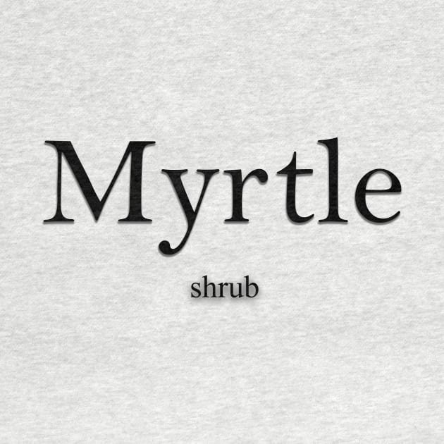 Myrtle Name meaning by Demonic cute cat